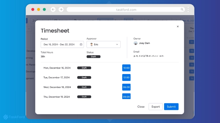 Key Components of a Timesheet